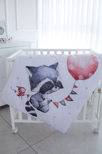 סט מצעים מבד סאטן ראקון