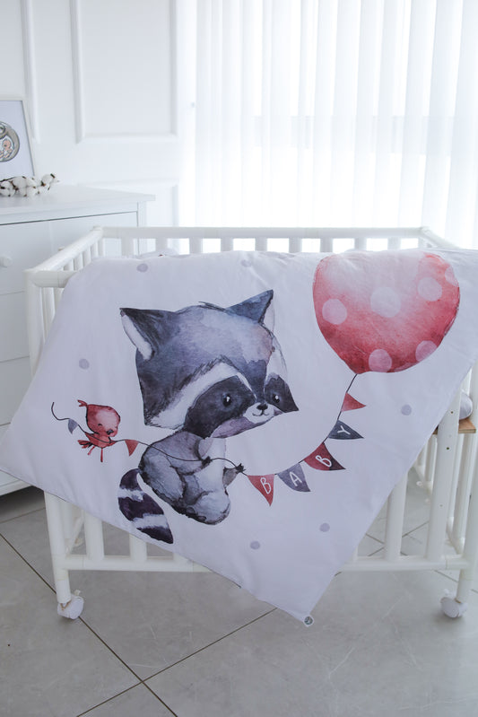 סט מצעים מבד סאטן ראקון