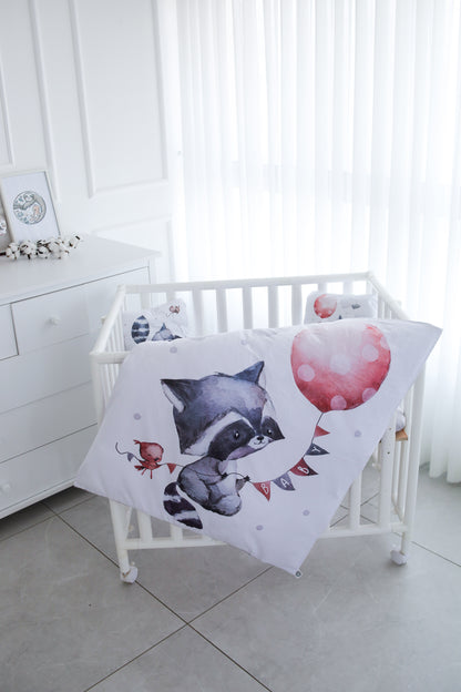 סט מצעים מבד סאטן ראקון